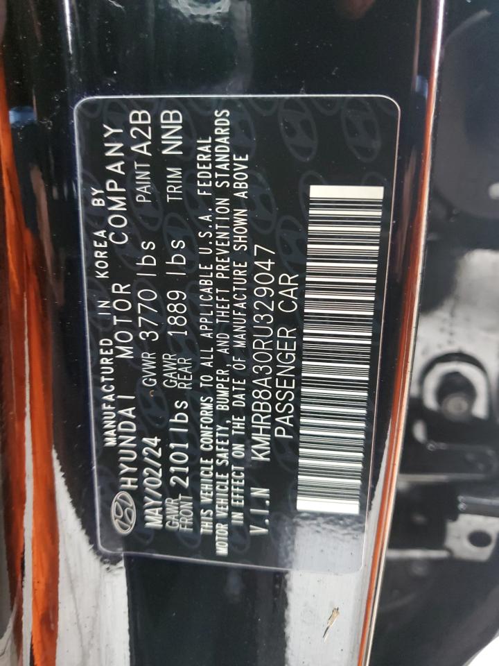 2024 HYUNDAI VENUE SE VIN:KMHRB8A30RU329047