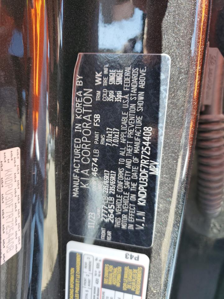 2024 KIA SPORTAGE LX VIN:KNDPU3DF7R7254408