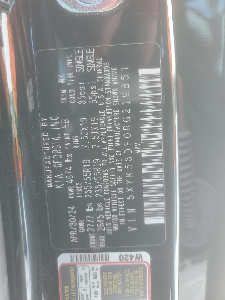 2024 KIA SPORTAGE SX PRESTIGE VIN:5XYK53DF0RG219851