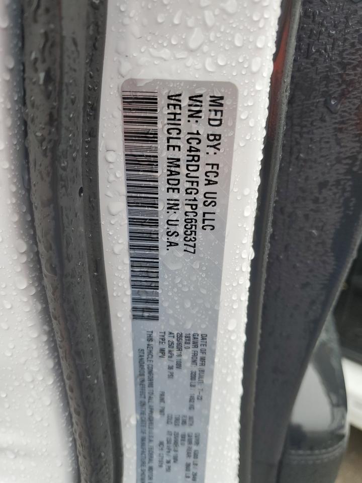 2023 DODGE DURANGO PURSUIT VIN:1C4RDJFG1PC655377