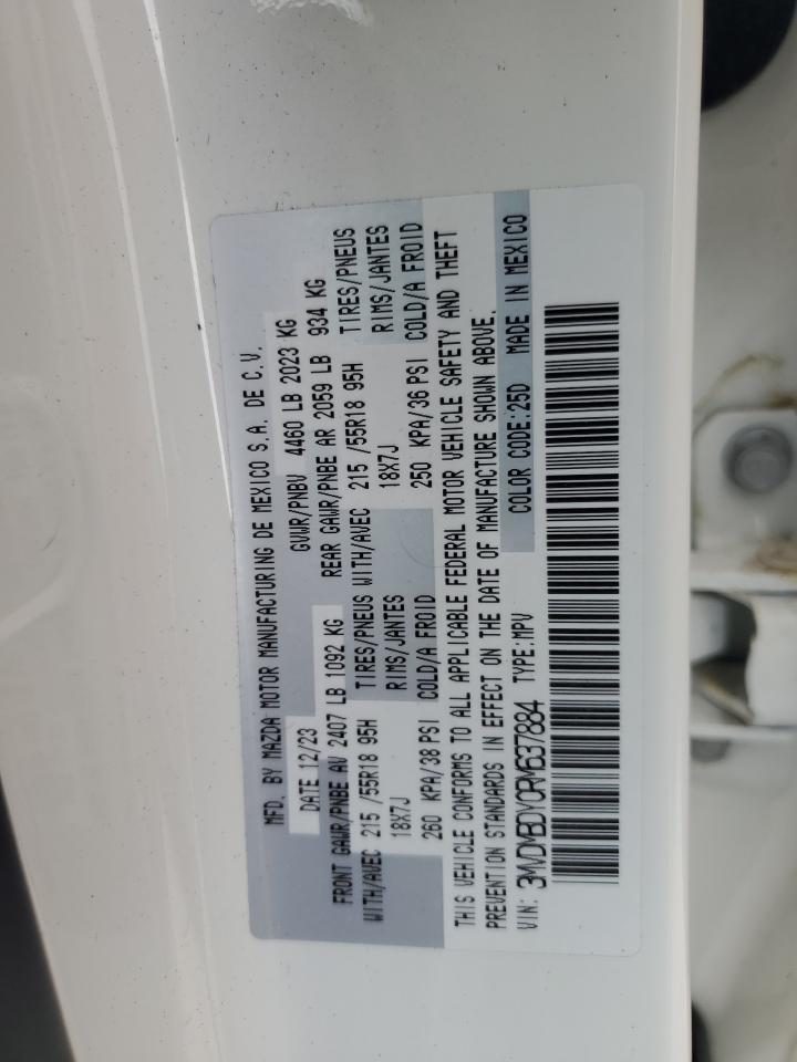 2024 MAZDA CX-30 PREMIUM VIN:3MVDMBDY0RM637884