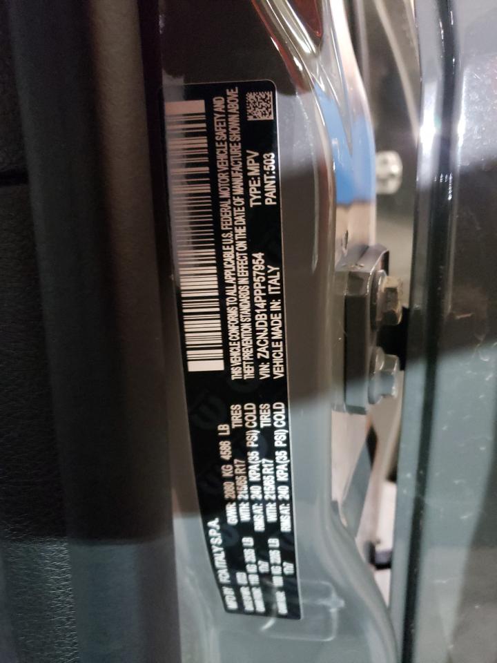 2023 JEEP RENEGADE LATITUDE VIN:ZACNJDB14PPP57954