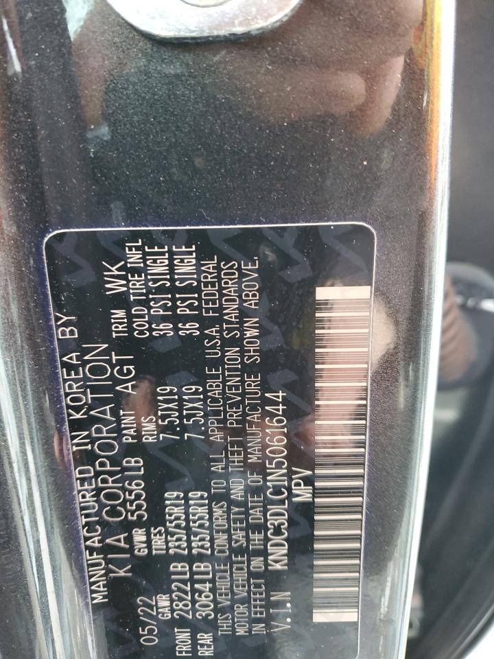 2022 KIA EV6 LIGHT VIN:KNDC3DLC1N5061644