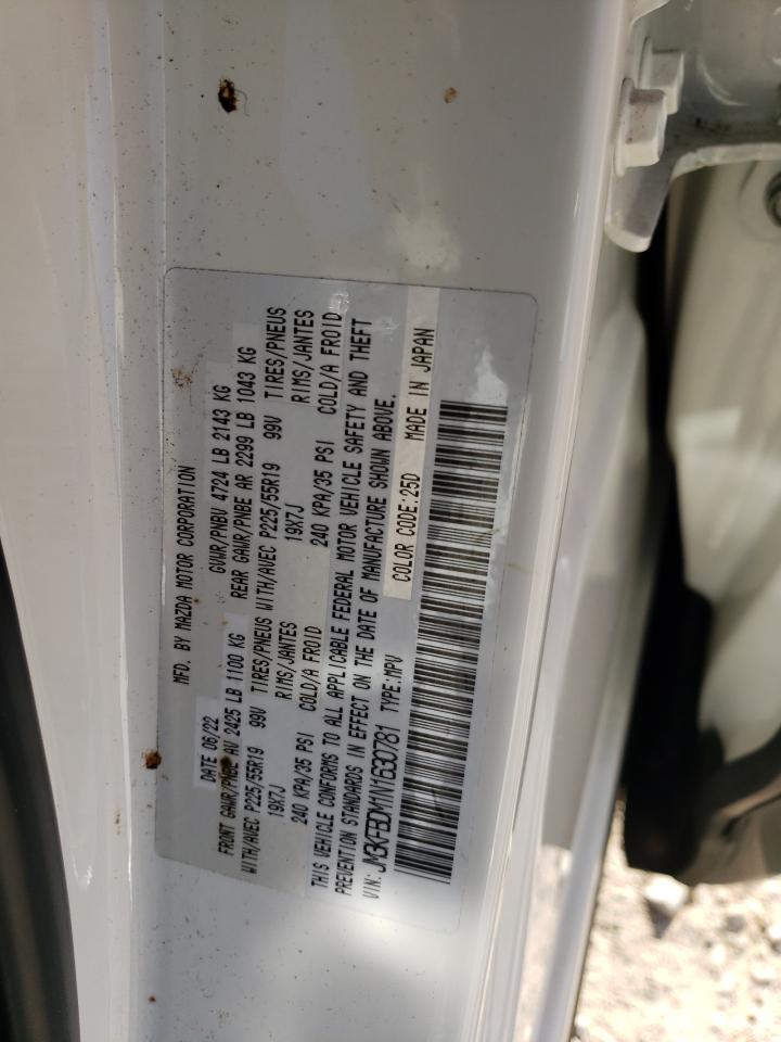 2022 MAZDA CX-5 PREMIUM VIN:JM3KFBDM1N1630781