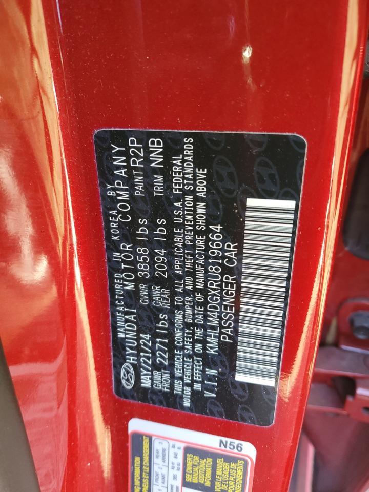 2024 HYUNDAI ELANTRA SEL VIN:1FADP3F20FL243036