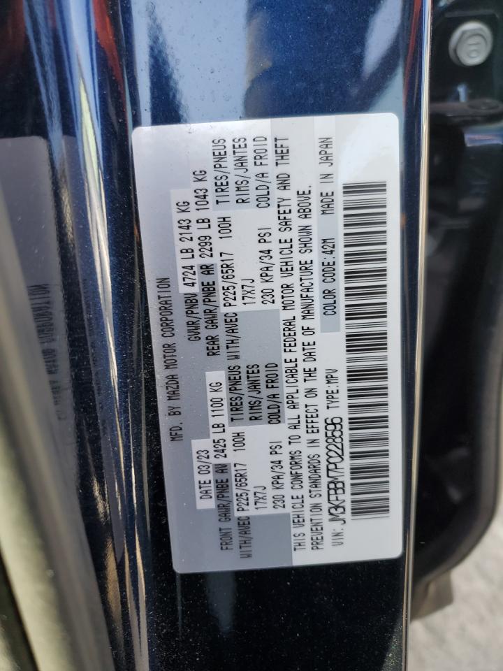 2023 MAZDA CX-5 SELECT VIN:JM3KFBBM7P0228596