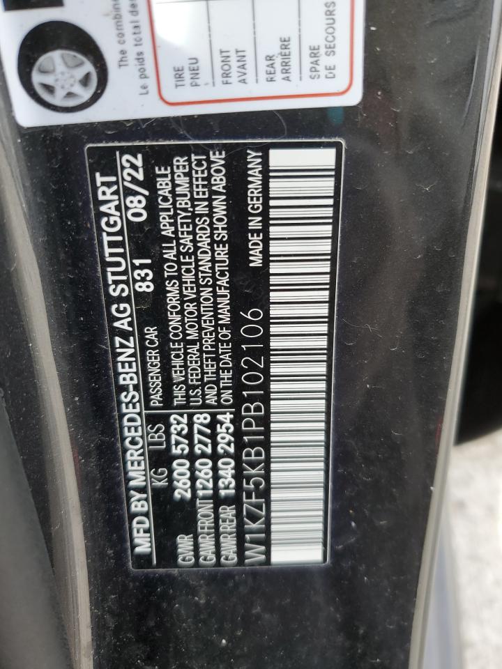 2023 MERCEDES-BENZ E 450 4MATIC VIN:W1KZF5KB1PB102106