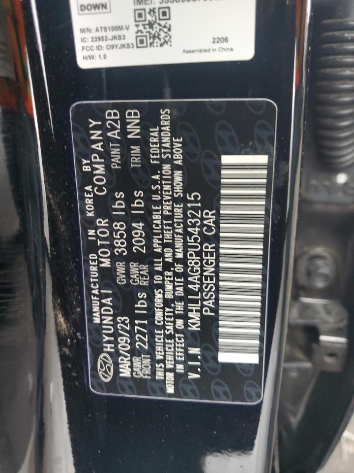 2023 HYUNDAI ELANTRA SE VIN:KMHLL4AG8PU543215
