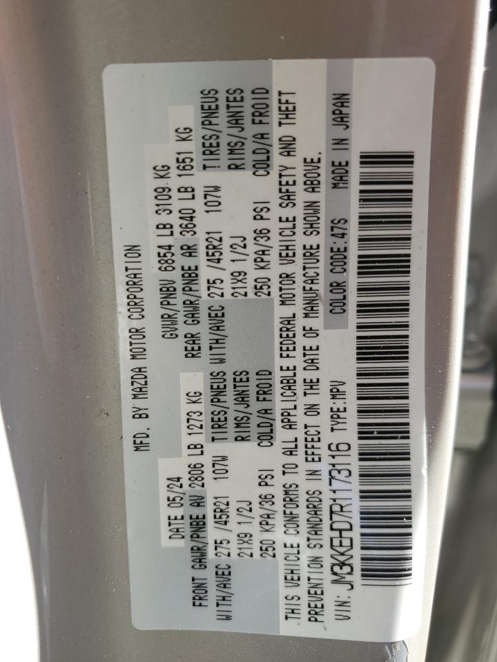 2024 MAZDA CX-90 PREMIUM PLUS VIN:JM3KKEHD7R1173116