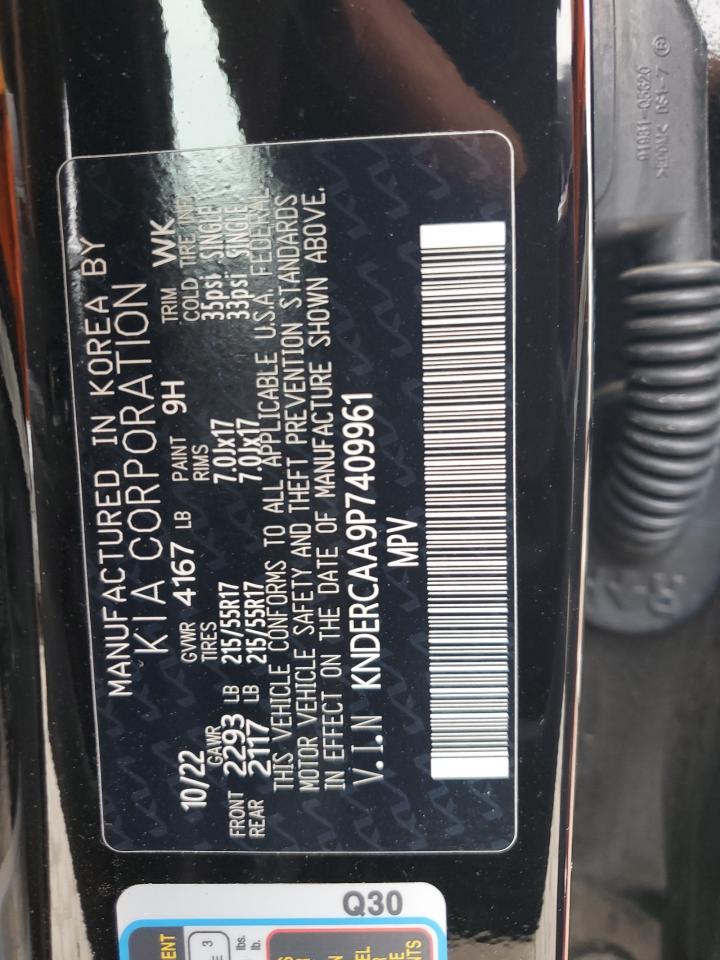 2023 KIA SELTOS EX VIN:KNDERCAA9P7409961
