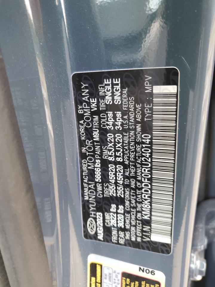 2024 HYUNDAI IONIQ 5 LIMITED VIN:KM8KRDDF0RU240140