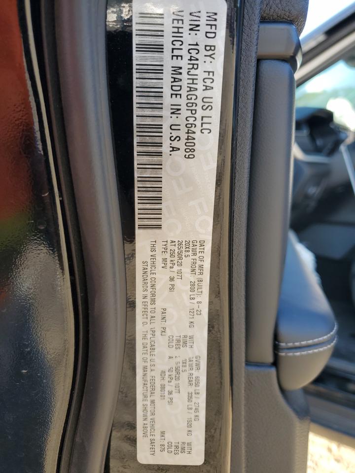 2023 JEEP GRAND CHEROKEE LAREDO VIN:1C4RJHAG6PC644089