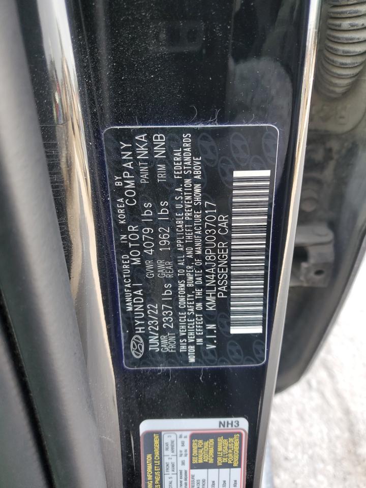 2023 HYUNDAI ELANTRA LIMITED VIN:KMHLN4AJ8PU037017