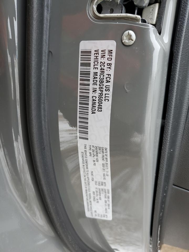 2023 CHRYSLER PACIFICA TOURING L VIN:1GCRCSEA7BZ267842