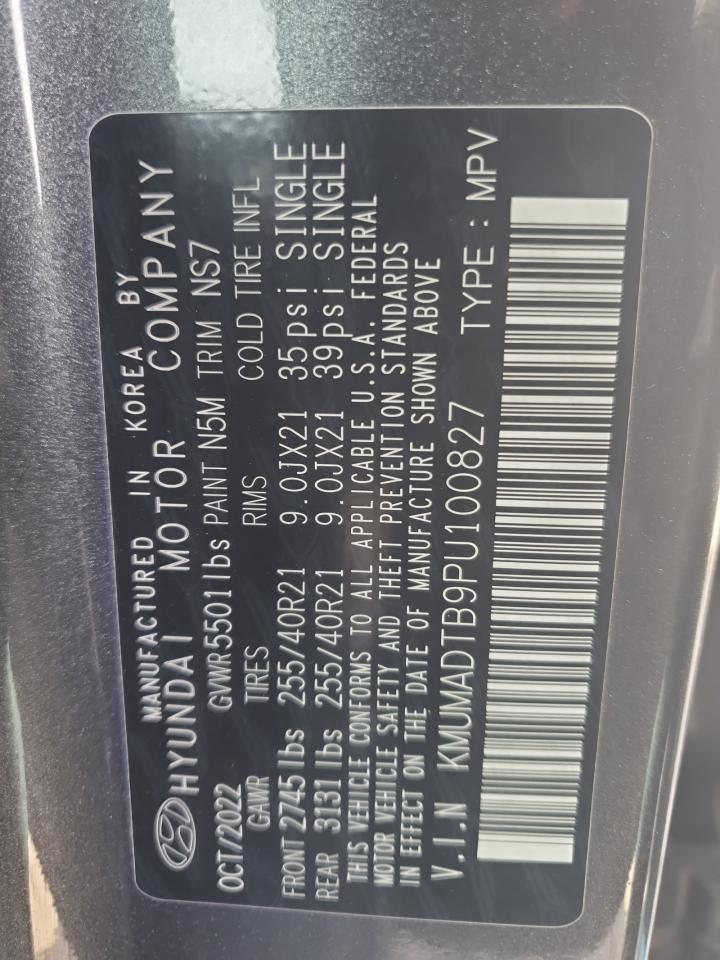 2023 GENESIS GV70 BASE VIN:KMUMADTB9PU100827