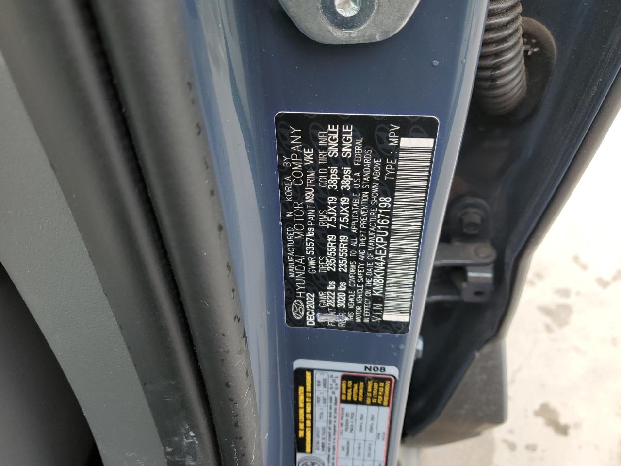 2023 HYUNDAI IONIQ 5 SEL VIN:KM8KN4AEXPU167198