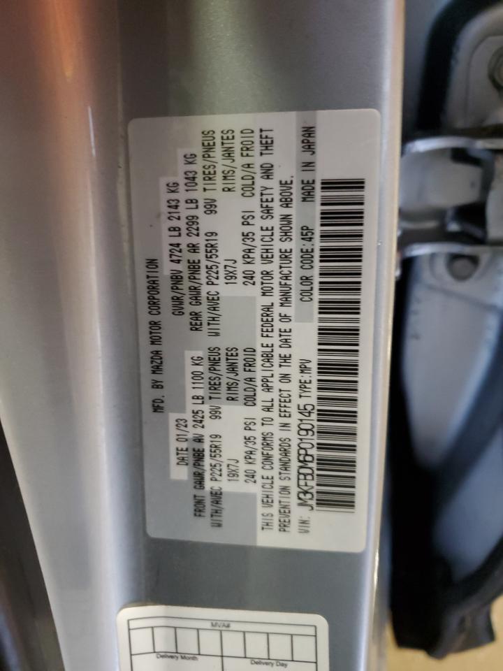 2023 MAZDA CX-5 PREMIUM VIN:JM3KFBDM6P0190145