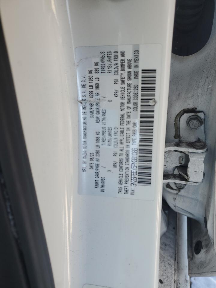 2023 MAZDA 3 PREMIUM PLUS VIN:3MZBPBEY5PM381086