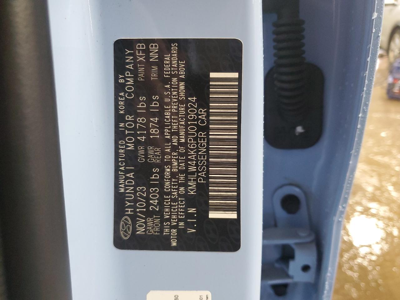 2023 HYUNDAI ELANTRA N VIN:KMHLW4AK6PU019024