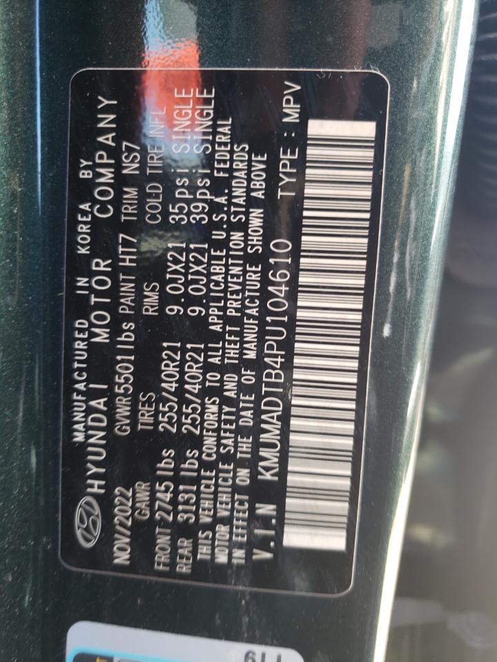 2023 GENESIS GV70 BASE VIN:KMUMADTB4PU104610