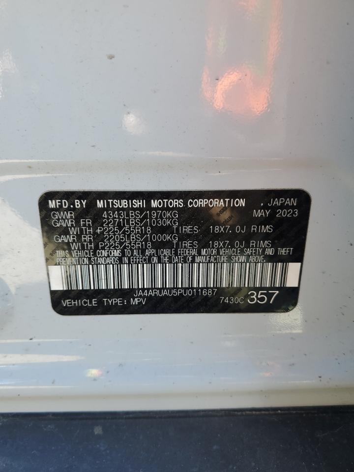 2023 MITSUBISHI OUTLANDER SPORT S/SE VIN:JA4ARUAU5PU011687