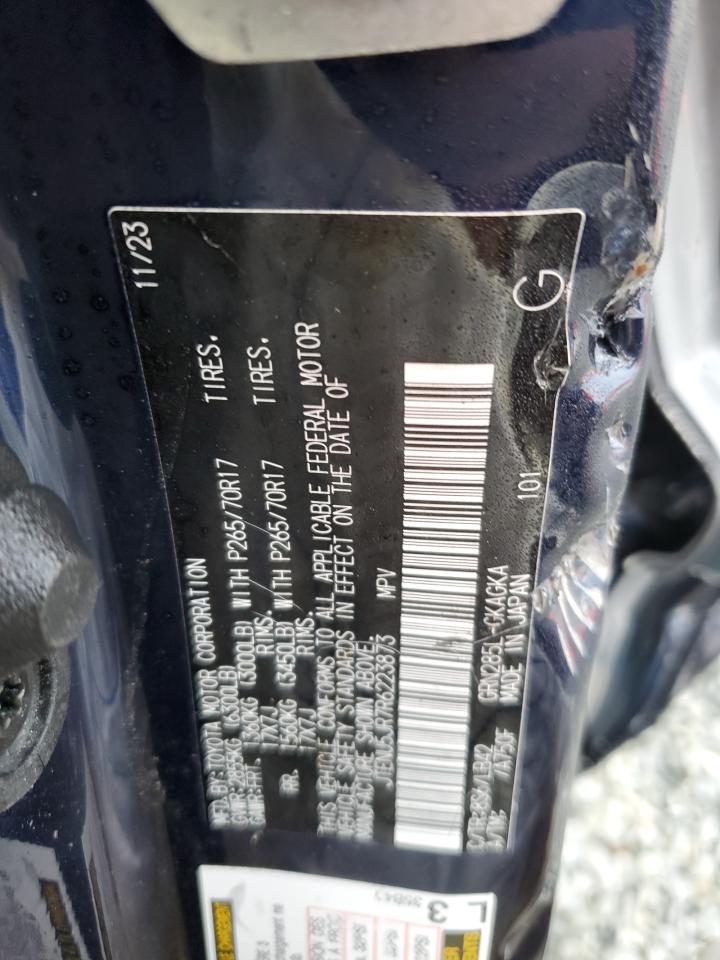 2024 TOYOTA 4RUNNER SR5/SR5 PREMIUM VIN:JTENU5JR7R6223873