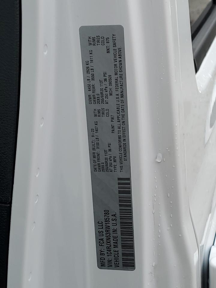 2024 JEEP WRANGLER 4XE VIN:1C4RJXN63RW185780
