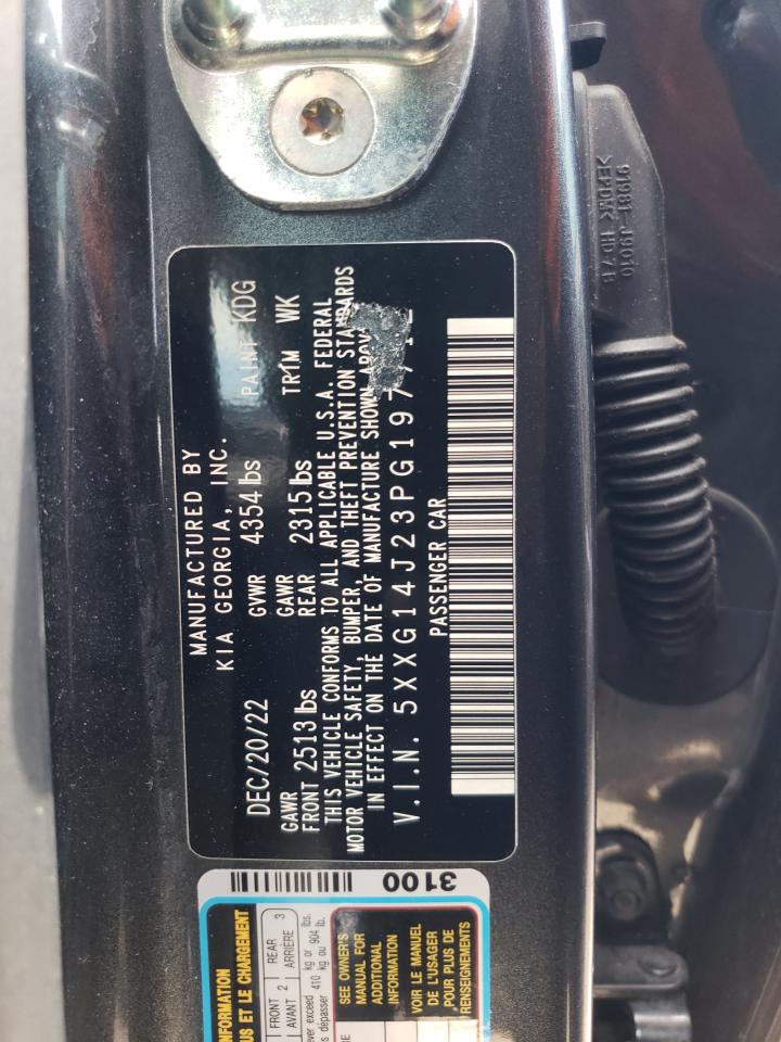 2023 KIA K5 LXS VIN:5XXG14J23PG197712