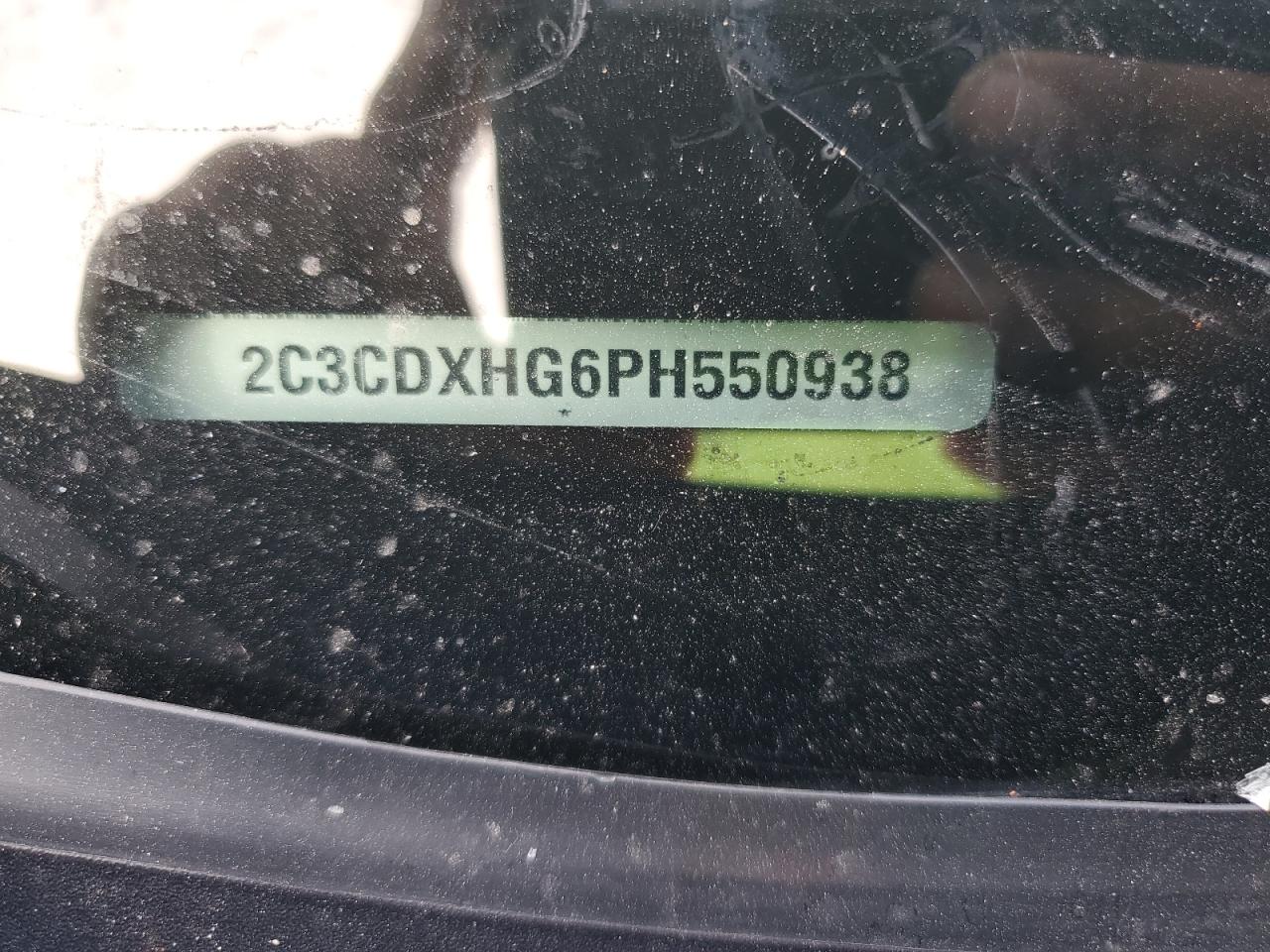 2023 DODGE CHARGER GT VIN:2C3CDXHG6PH550938