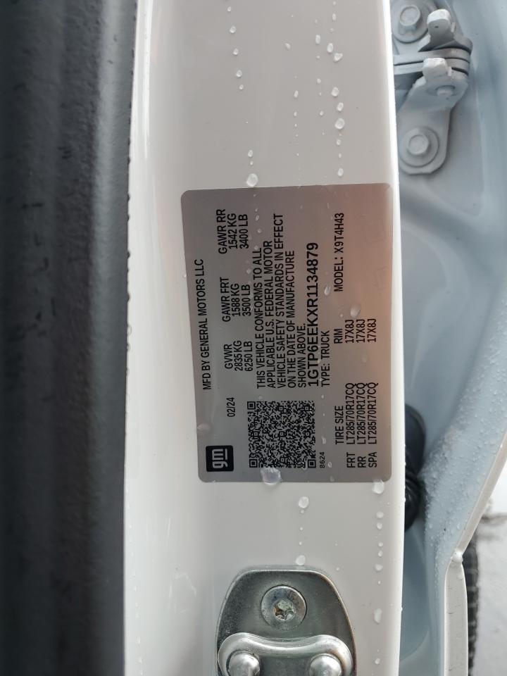 2024 GMC CANYON AT4X VIN:1GTP6EEKXR1134879