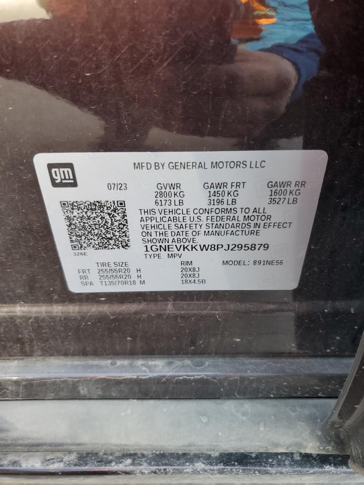 2023 CHEVROLET TRAVERSE PREMIER VIN:1GNEVKKW8PJ295879