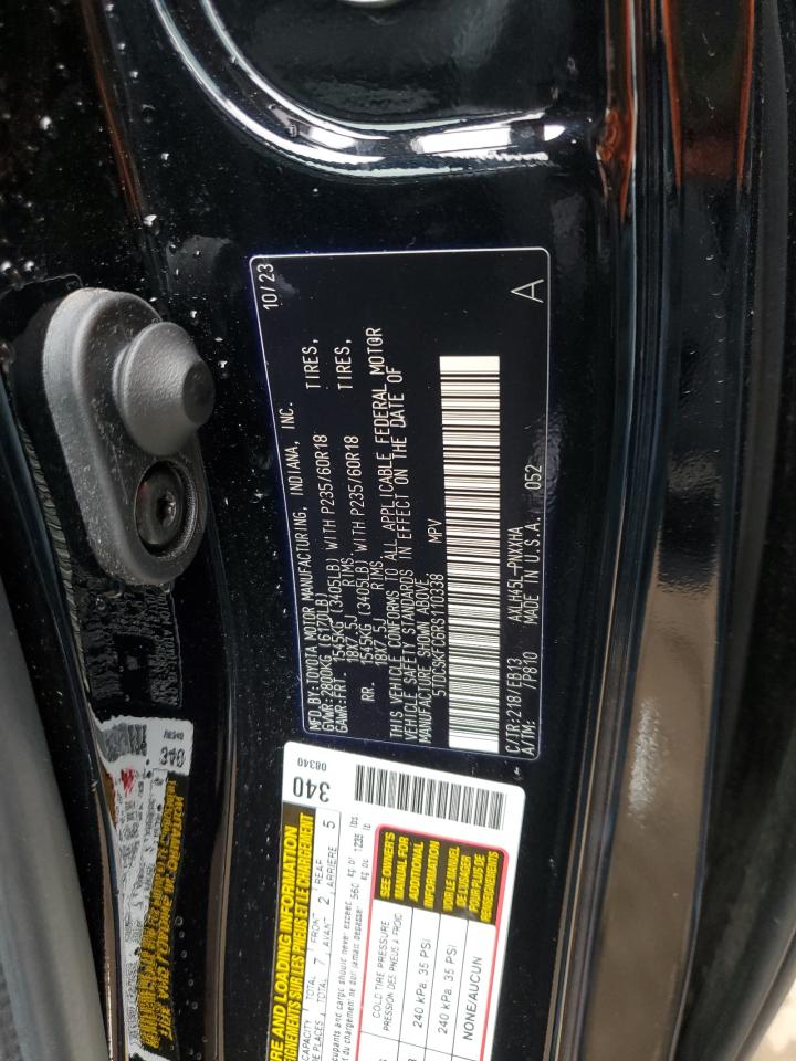 2024 TOYOTA SIENNA XSE VIN:5TDCSKFC6RS110338