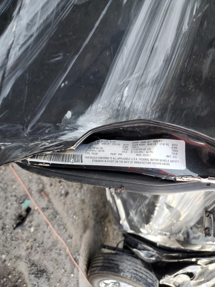 2022 RAM 2500 TRADESMAN VIN:3C6UR5CL9NG222069