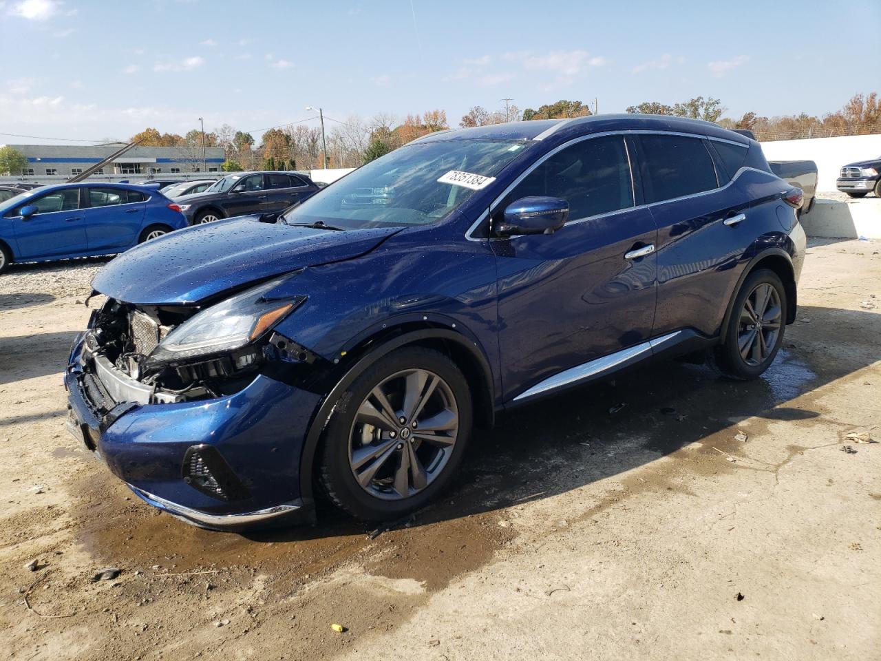 2022 NISSAN MURANO PLATINUM VIN:5N1AZ2DJ8NC107565