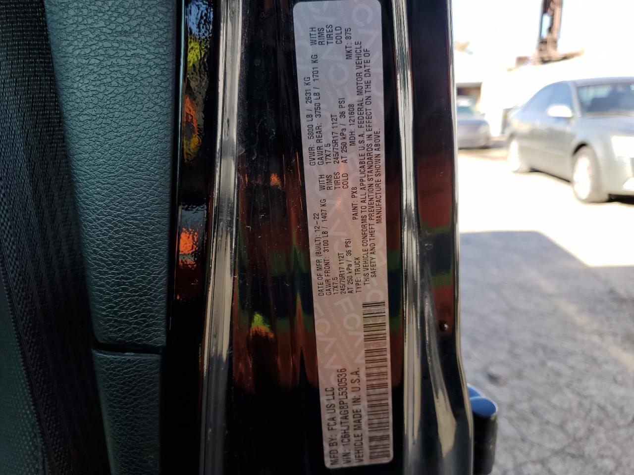 2023 JEEP GLADIATOR SPORT VIN:1C6HJTAG8PL530536
