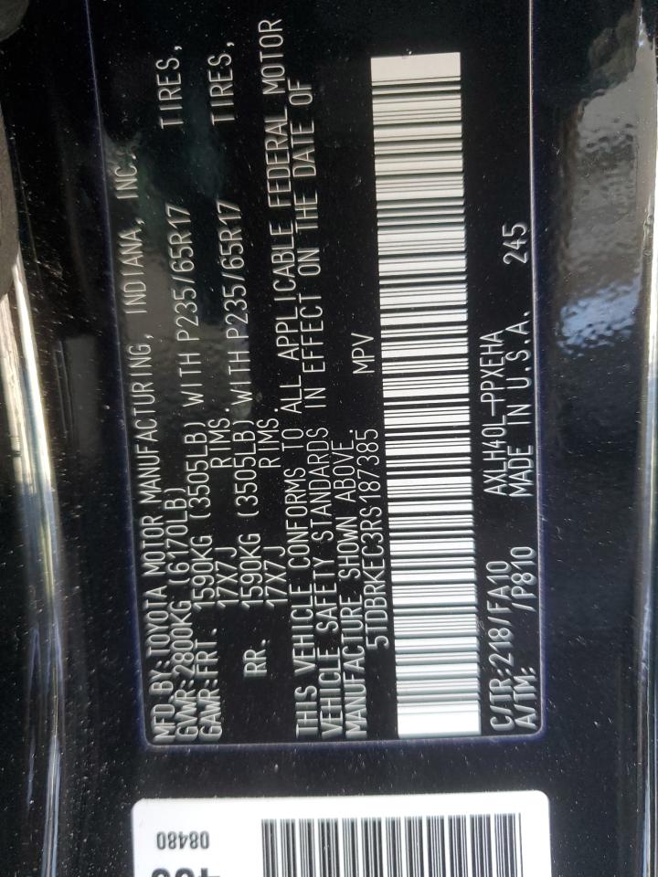 2024 TOYOTA SIENNA LE VIN:3CZRZ2H52RM736564