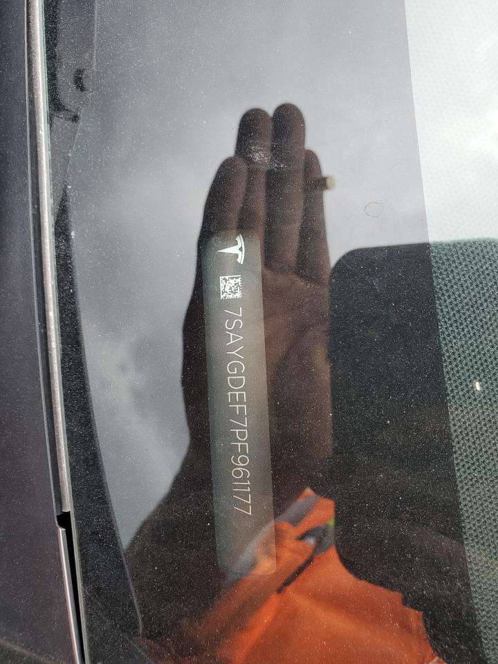 2023 TESLA MODEL Y VIN:7SAYGDEF7PF961177