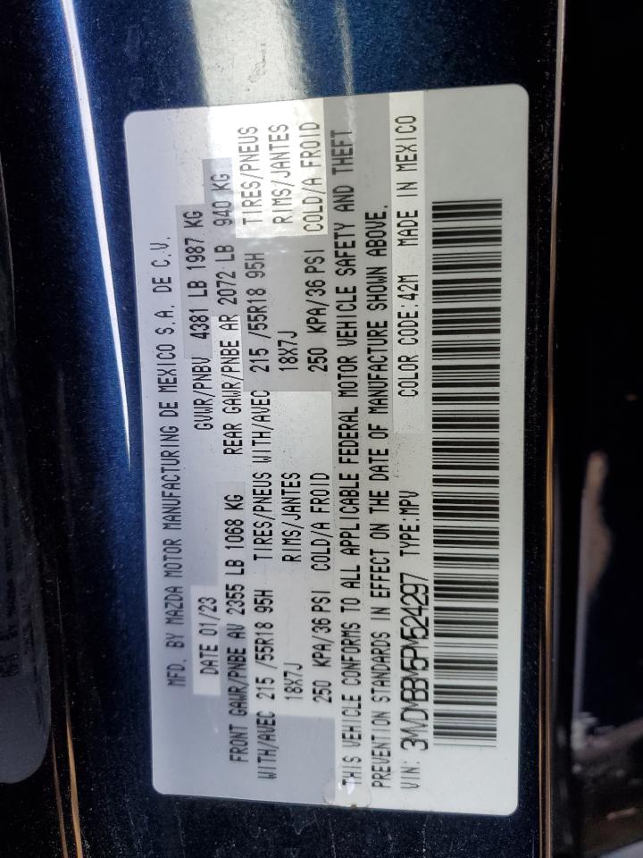 2023 MAZDA CX-30 SELECT VIN:3MVDMBBM5PM524297
