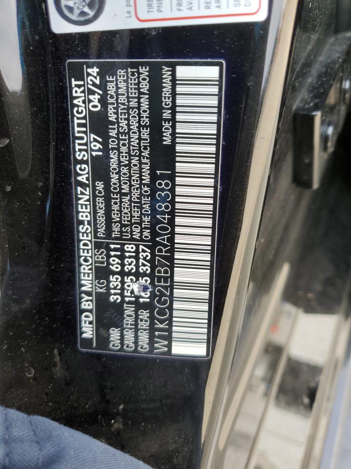 2024 MERCEDES-BENZ EQS SEDAN 450 4MATIC VIN:W1KCG2EB7RA048381