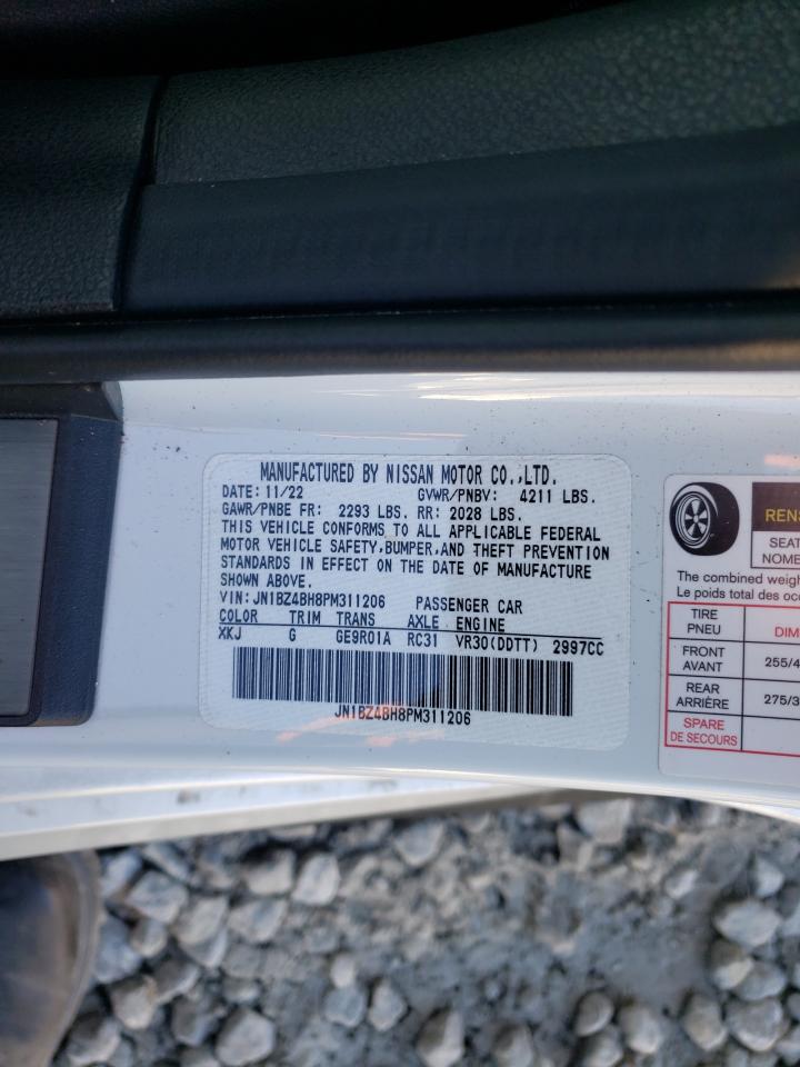 2023 NISSAN Z PERFORMANCE VIN:5N1BT3AB3RC679447