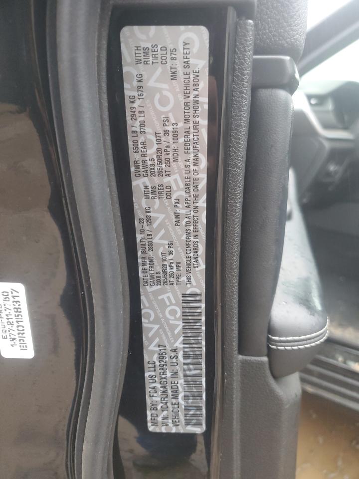 2024 JEEP GRAND CHEROKEE L LAREDO VIN:1C4RJKAGXR8929817