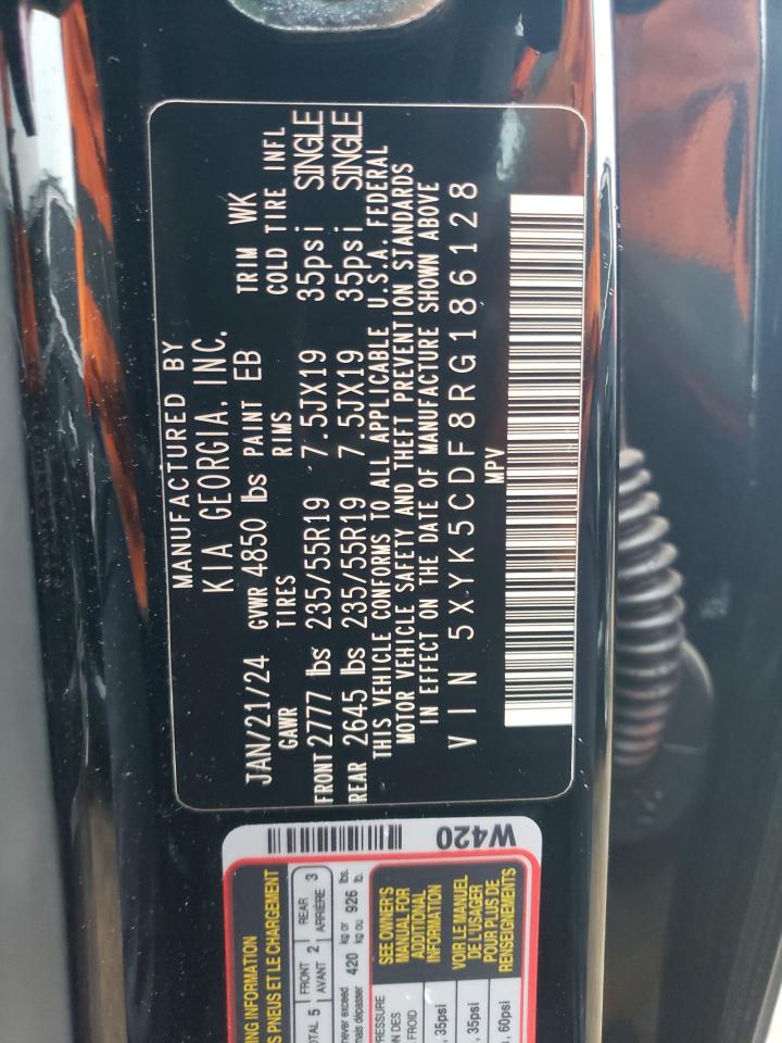 2024 KIA SPORTAGE SX PRESTIGE VIN:5XYK5CDF8RG186128