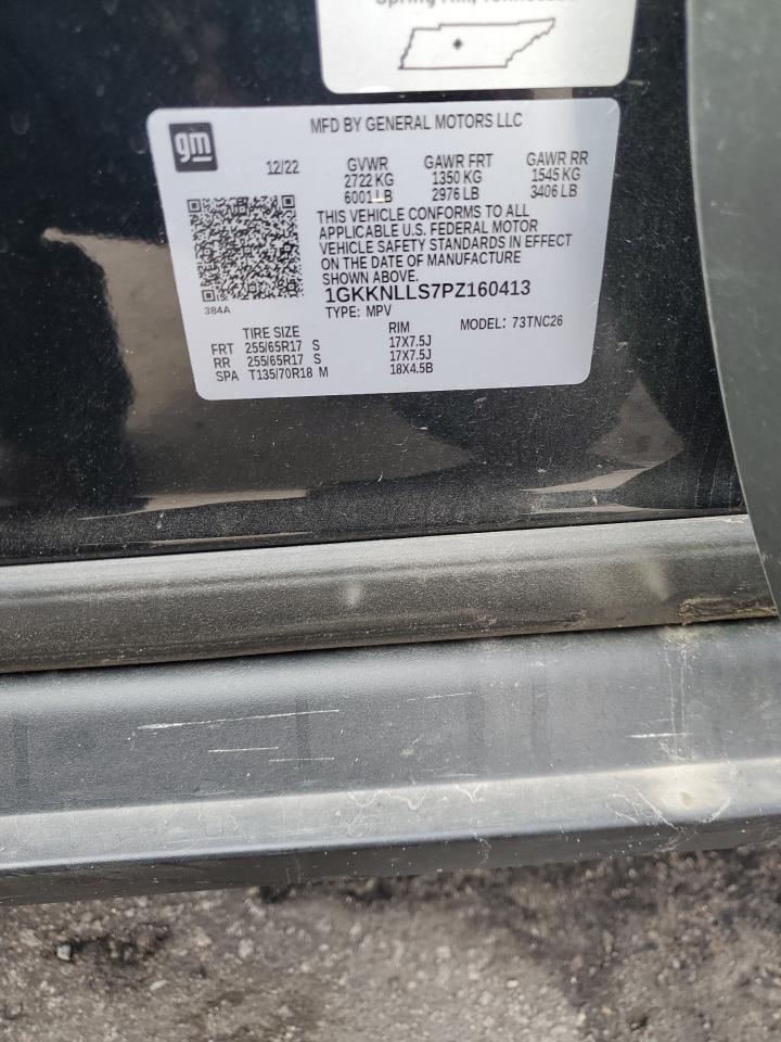 2023 GMC ACADIA AT4 VIN:1GKKNLLS7PZ160413