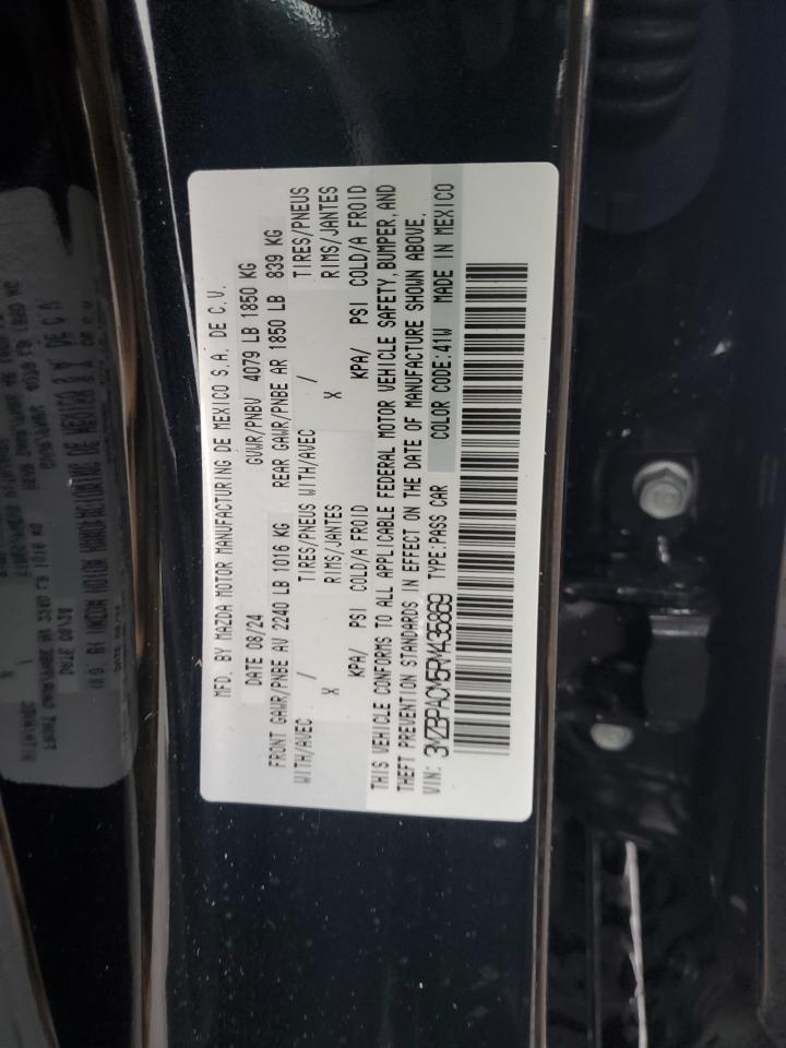 2024 MAZDA 3 PREFERRED VIN:3MZBPACM5RM435869