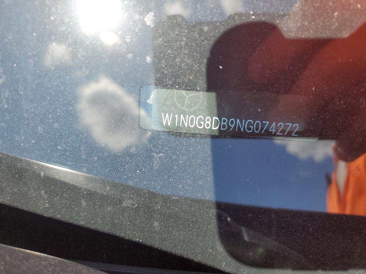 2022 MERCEDES-BENZ GLC 300 VIN:W1N0G8DB9NG074272