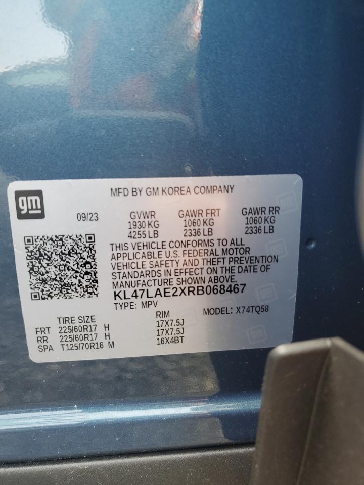 2024 BUICK ENVISTA PREFERRED VIN:KL47LAE2XRB068467