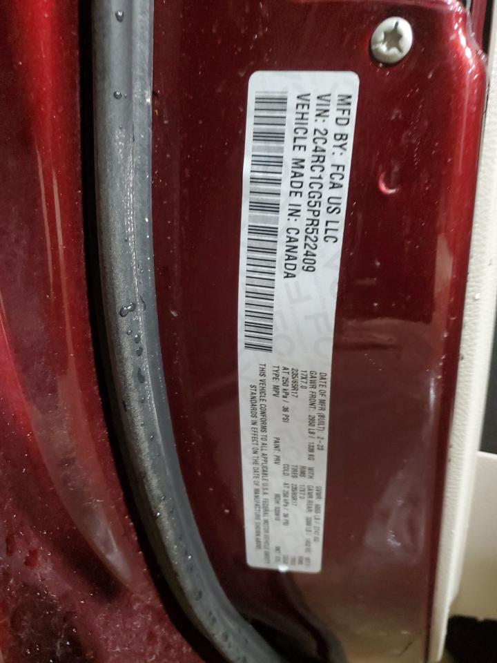 2023 CHRYSLER VOYAGER LX VIN:2C4RC1CG5PR522409