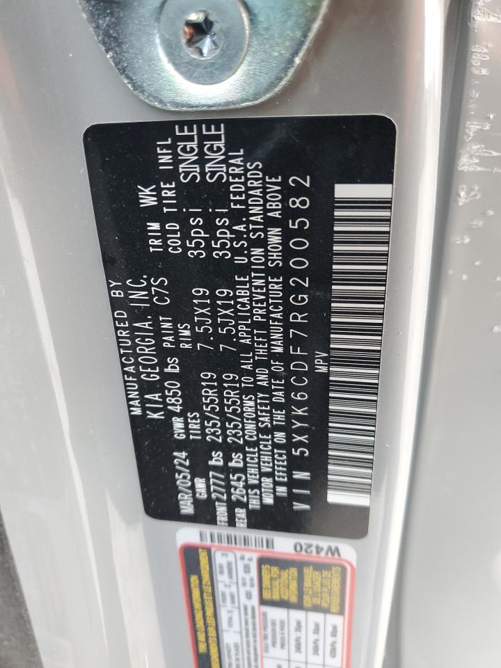 2024 KIA SPORTAGE X LINE VIN:5XYK6CDF7RG200582