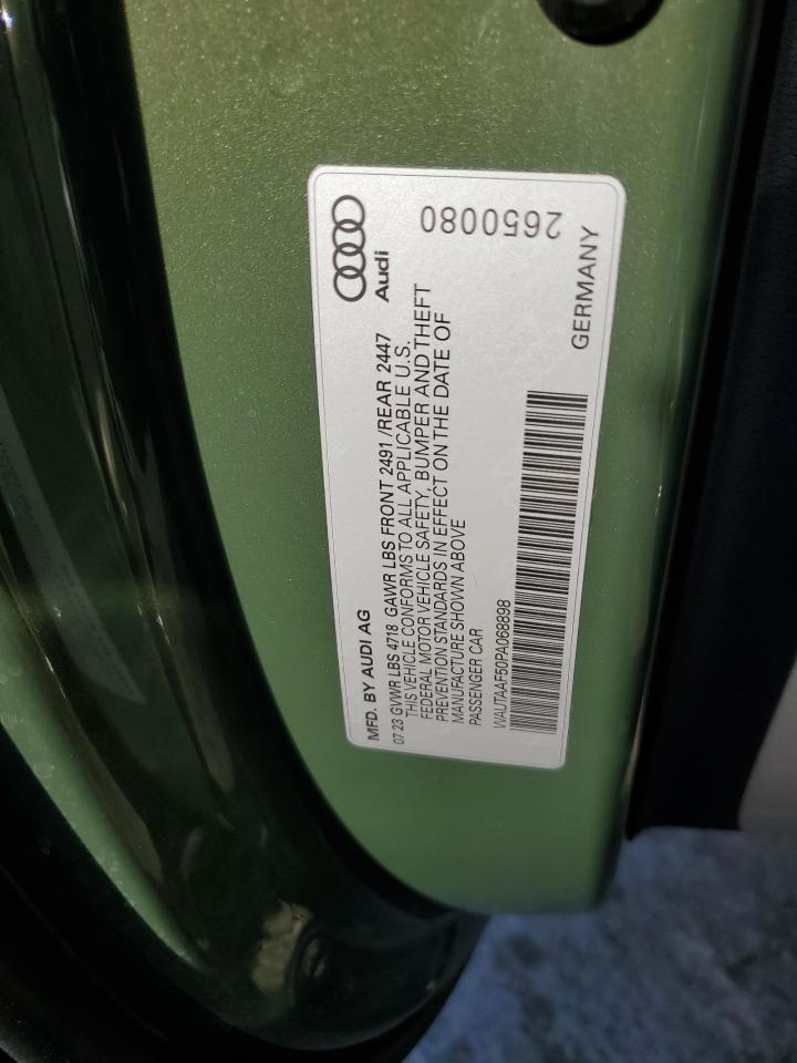 2023 AUDI A5 PREMIUM PLUS 45 VIN:WAUTAAF50PA068898