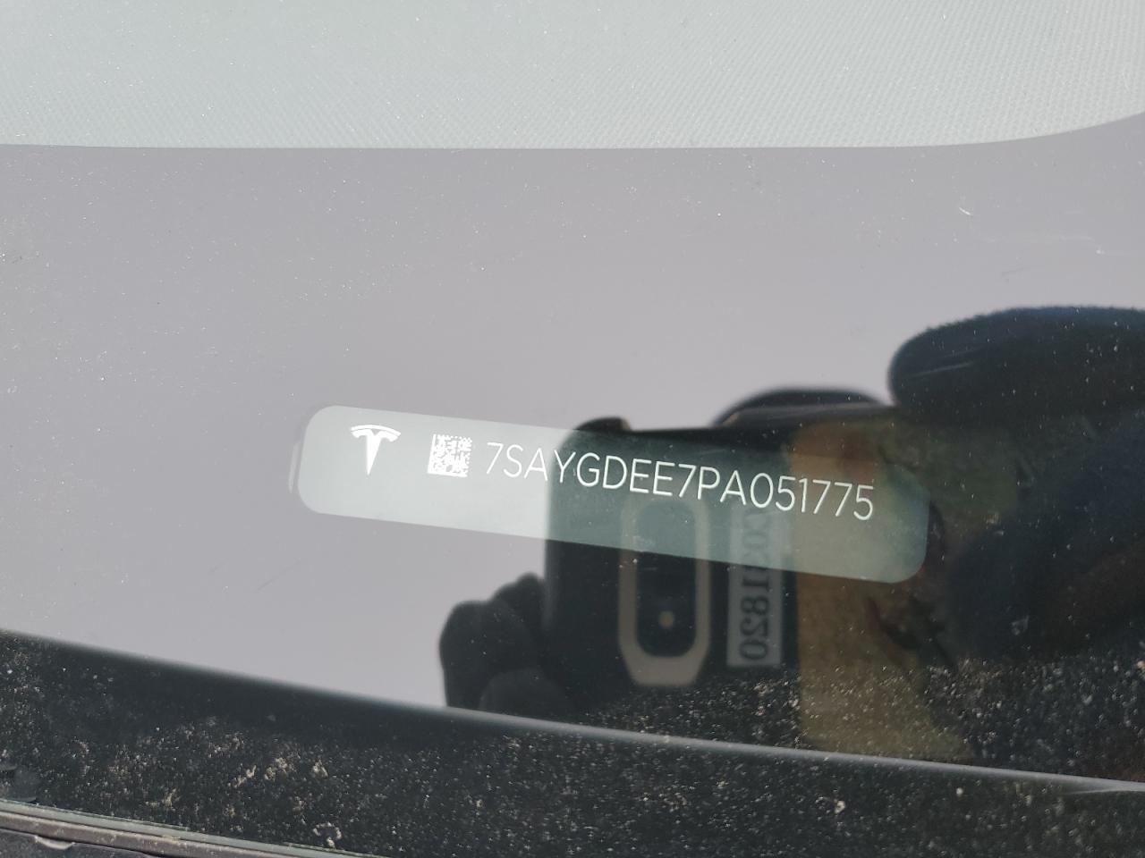 2023 TESLA MODEL Y VIN:7SAYGDEE7PA051775